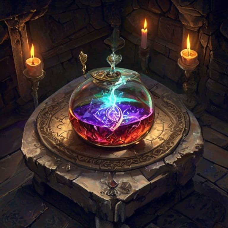 Extract of Dual-Mindedness — fantasy item illustration