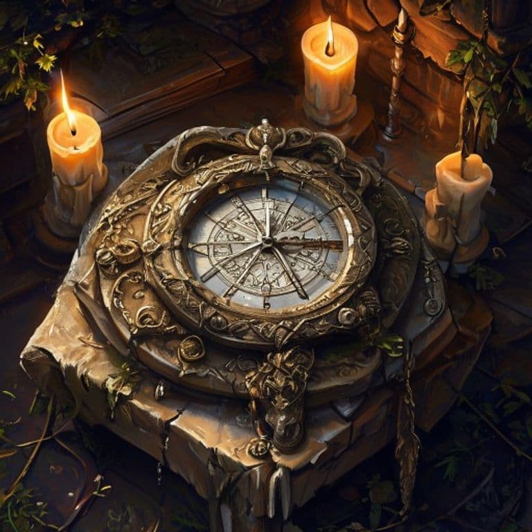 Tick Stop Watch — fantasy item illustration. Tick Stop Watch is a magic item (wondrous item) of rare rarity.