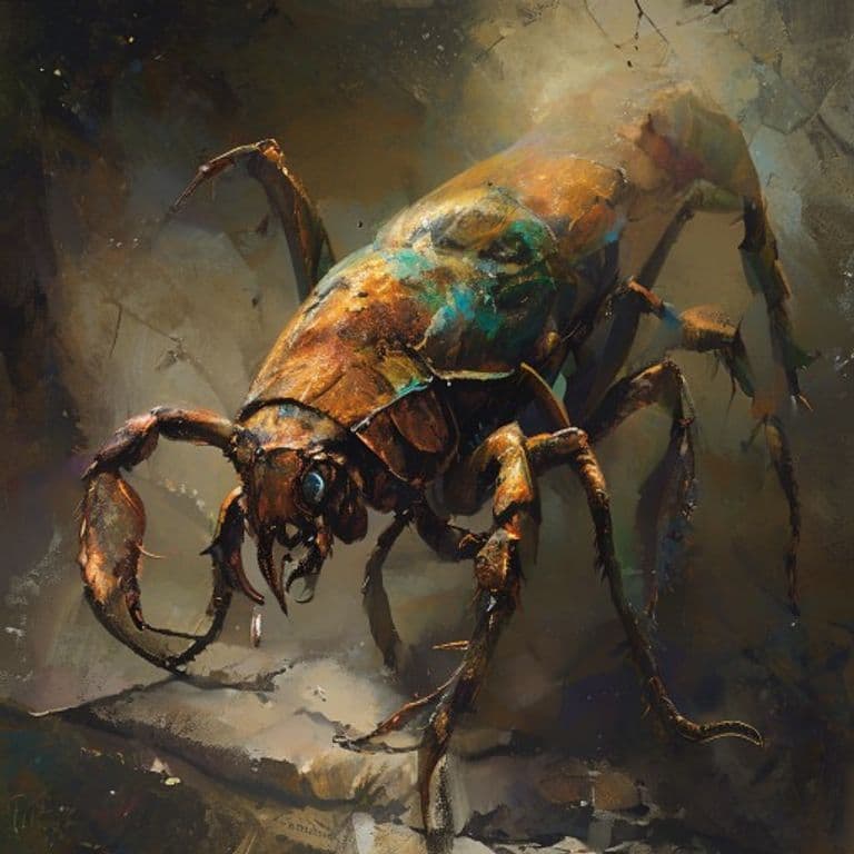 Insect, Scorpion — fantasy monster illustration