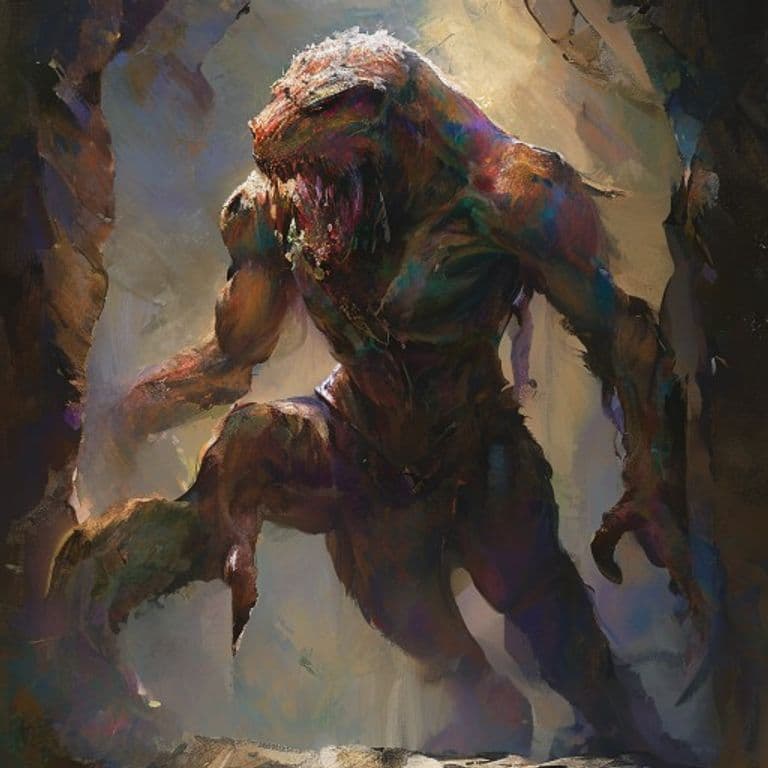 Kryt — fantasy monster illustration