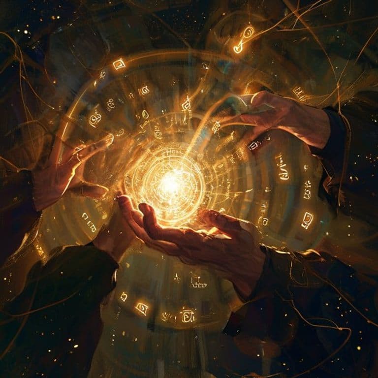 Litany of Sure Hands — fantasy spell effect illustration. Litany of Sure Hands is a 1st-level divination available to Paladin.