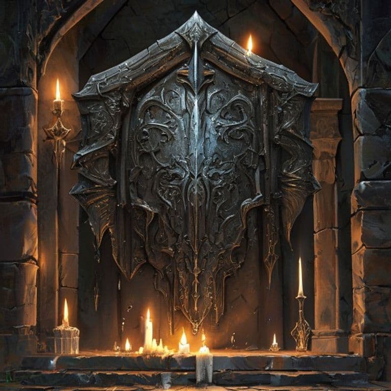 Shield +3 — fantasy item illustration