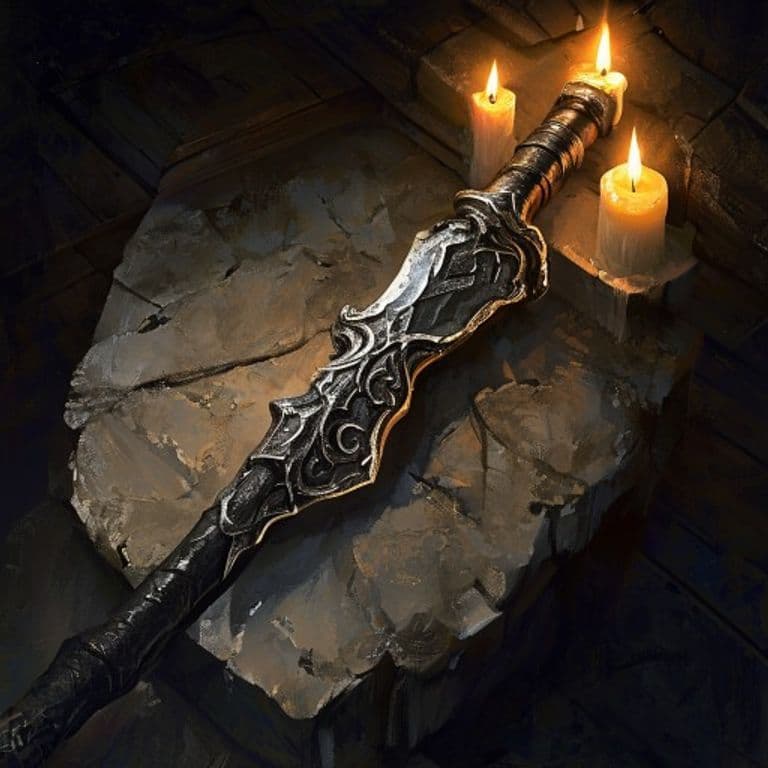 Knockabout Billet — fantasy item illustration