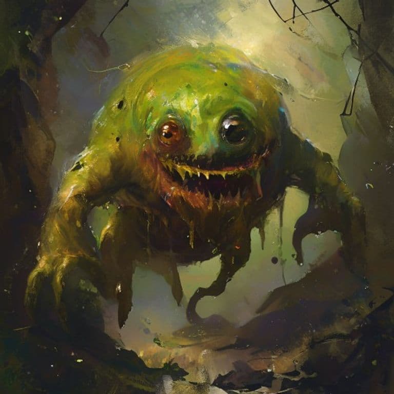 Rotsam — fantasy monster illustration