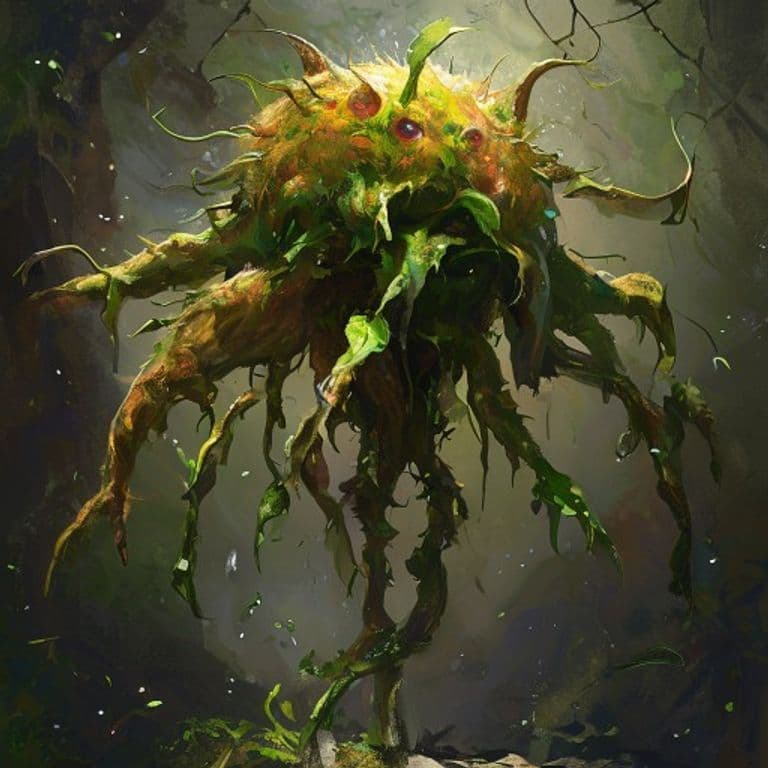 Mycolid Spore Lord — fantasy monster illustration