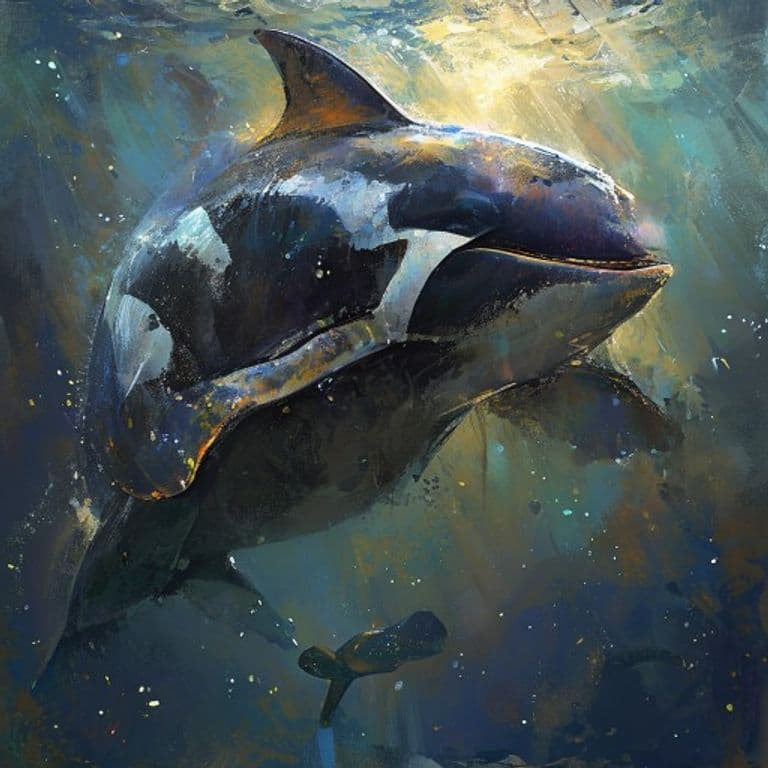 Orca — fantasy monster illustration