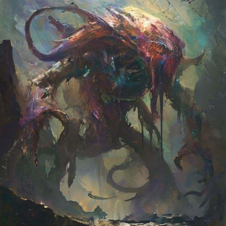 Arcane Leviathan — fantasy monster illustration