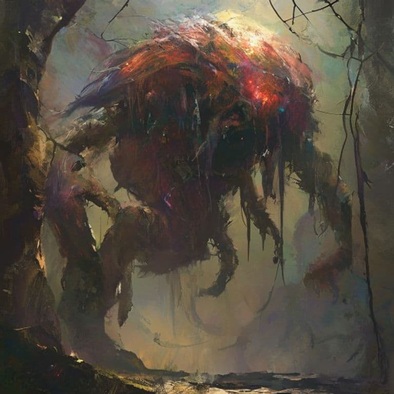 Rug of Smothering — fantasy monster illustration