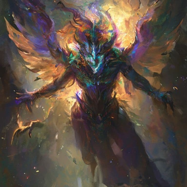 Deva — fantasy monster illustration