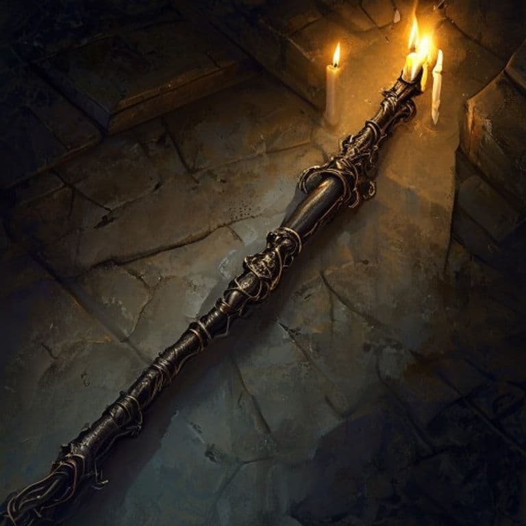 Wand of the Scribe — fantasy item illustration. Wand of the Scribe is a magic item (wand) of common rarity.