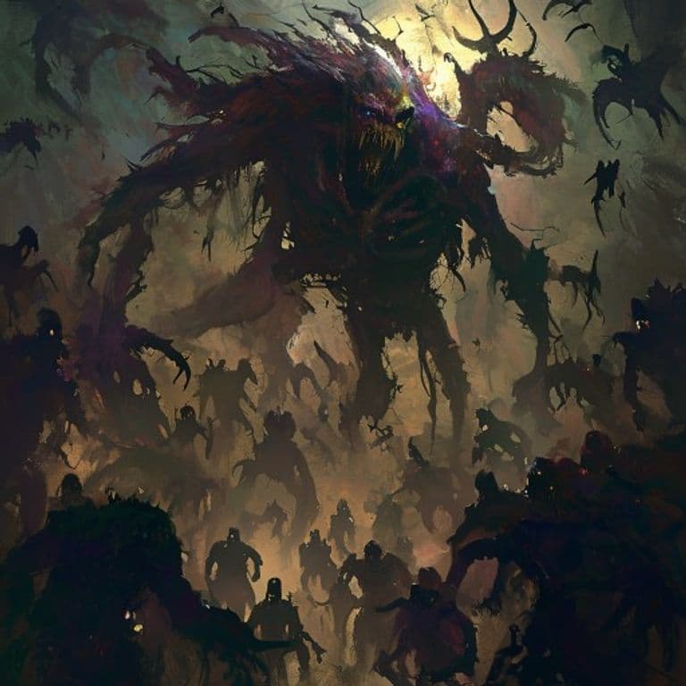 Horde of Shadows — fantasy monster illustration