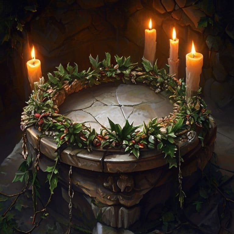 Circlet of Holly — fantasy item illustration. Circlet of Holly is a magic item (wondrous item) of uncommon rarity.