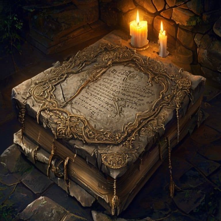 Cataloguing Book — fantasy item illustration. Cataloguing Book is a magic item (wondrous item) of rare rarity.