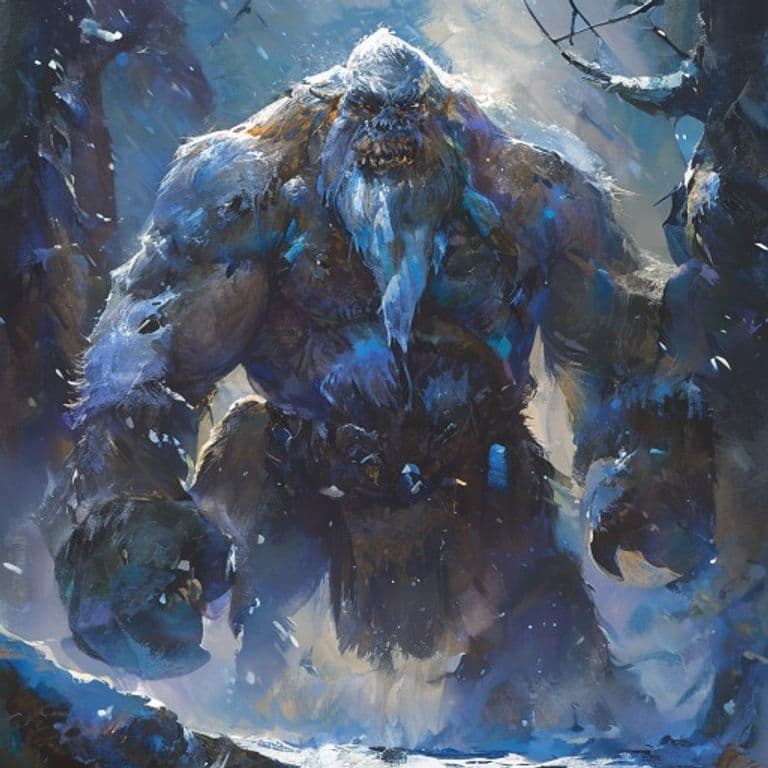 Frost Giant — fantasy monster illustration