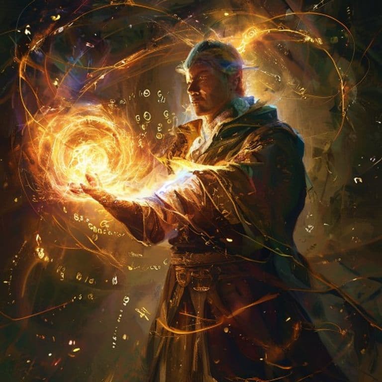 Conjure Elemental — fantasy spell effect illustration. Conjure Elemental is a 5th-level conjuration available to Druid, Wizard.