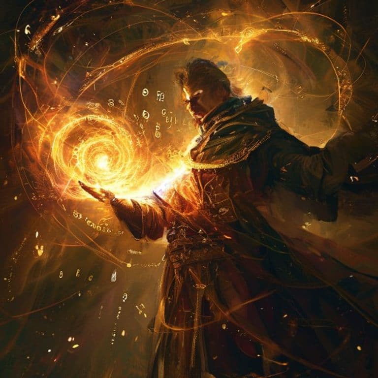 Mammon’s Due — fantasy spell effect illustration. Mammon’s Due is a 9th-level conjuration available to Cleric, Warlock, Wizard.