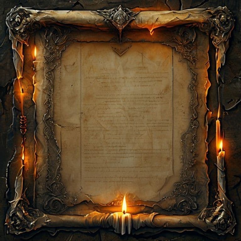 Pact Paper — fantasy item illustration. Pact Paper is a magic item (scroll) of rare rarity.