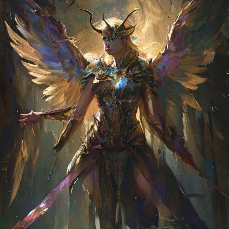 Valkyrie — fantasy monster illustration