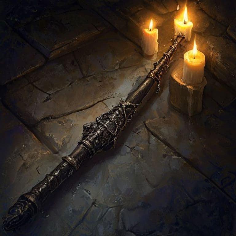 Wand of Revealing — fantasy item illustration