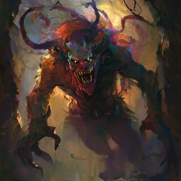Rakshasa — fantasy monster illustration