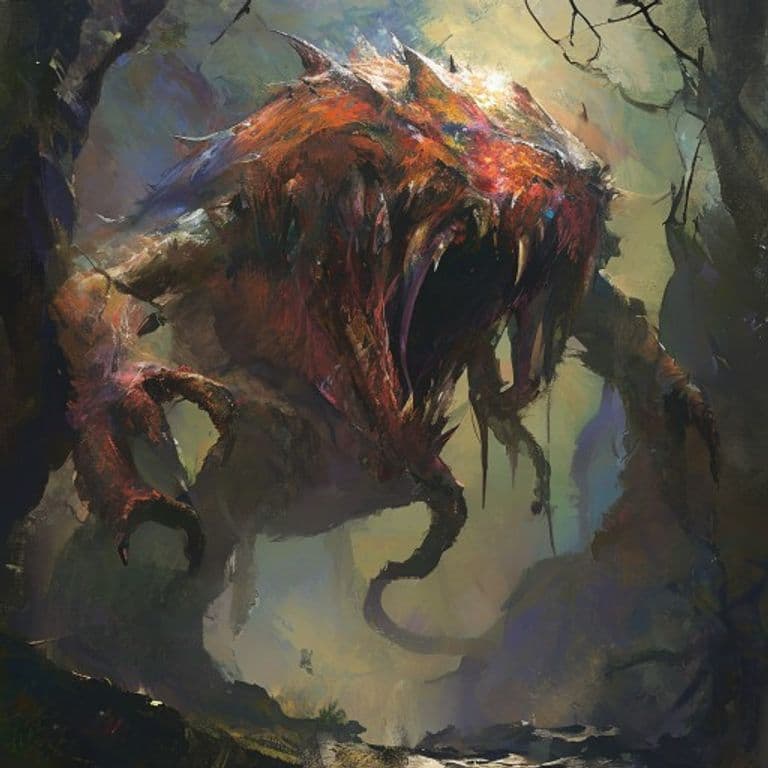 Ur-Otyugh — fantasy monster illustration