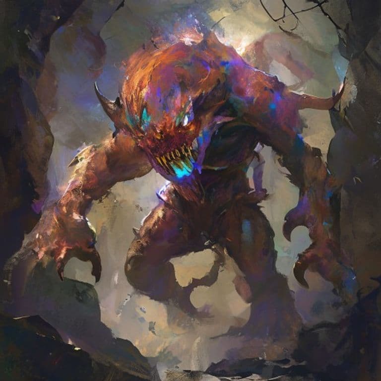 Magmin — fantasy monster illustration