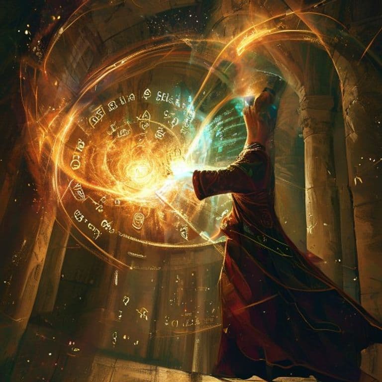 Sanctuary — fantasy spell effect illustration. Sanctuary is a 1st-level abjuration available to Cleric, Paladin.