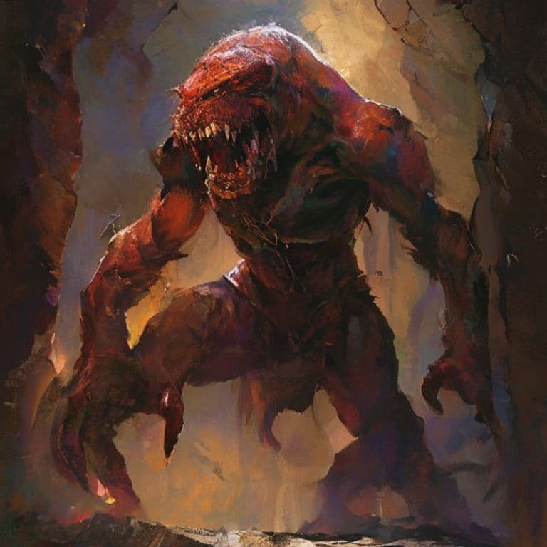 Derro, Hellforged — fantasy monster illustration