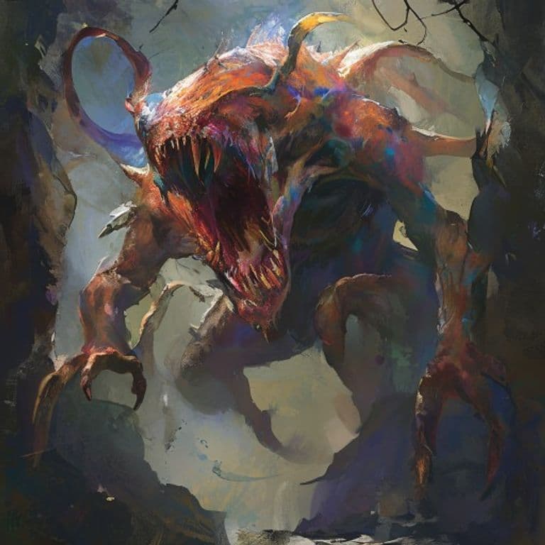 Qwyllion — fantasy monster illustration