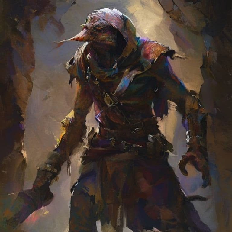 Bandit — fantasy monster illustration