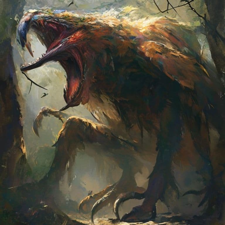 Roc — fantasy monster illustration