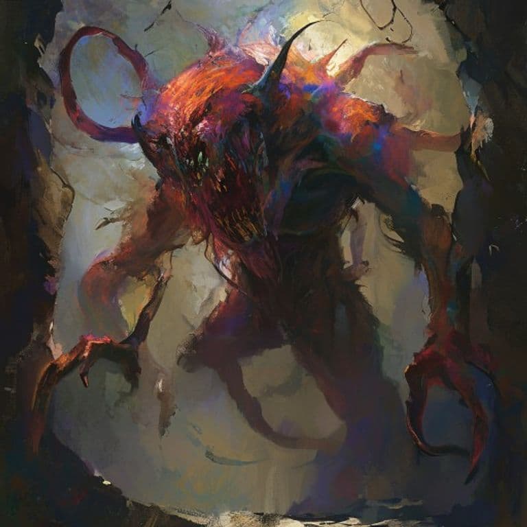 Xecha — fantasy monster illustration