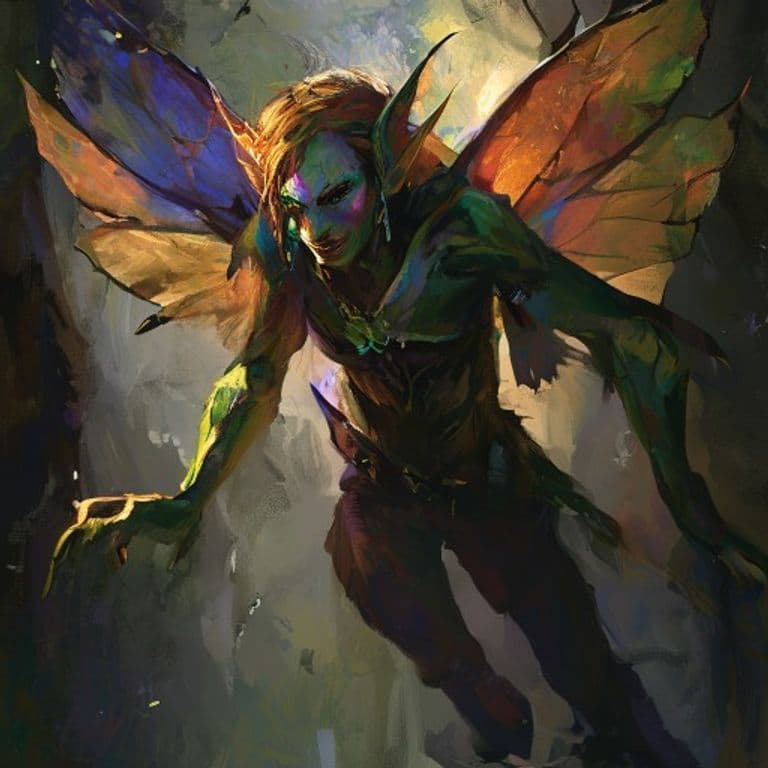Vila — fantasy monster illustration