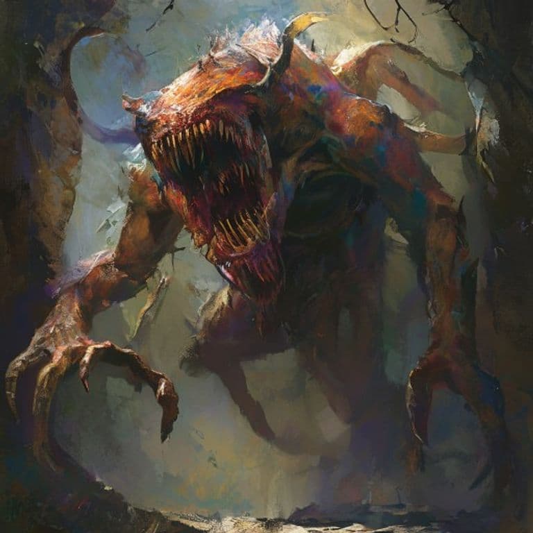 Horakh — fantasy monster illustration