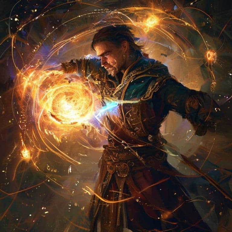 Create Ring Servant — fantasy spell effect illustration. Create Ring Servant is a 8th-level transmutation available to Sorcerer, Warlock, Wizard.