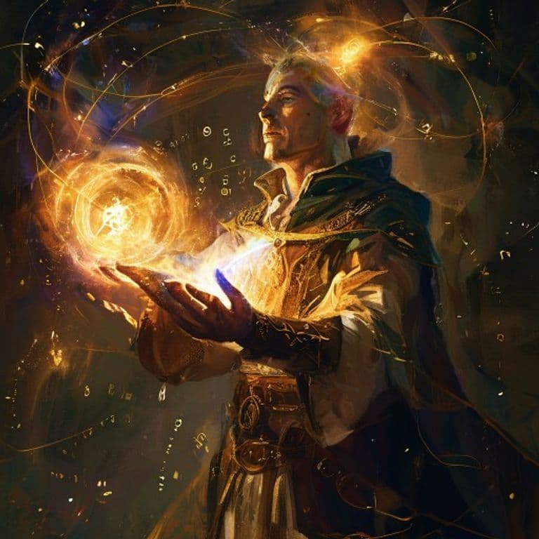 Deep Breath — fantasy spell effect illustration. Deep Breath is a 1st-level transmutation available to Cleric, Druid, Sorcerer, Wizard.