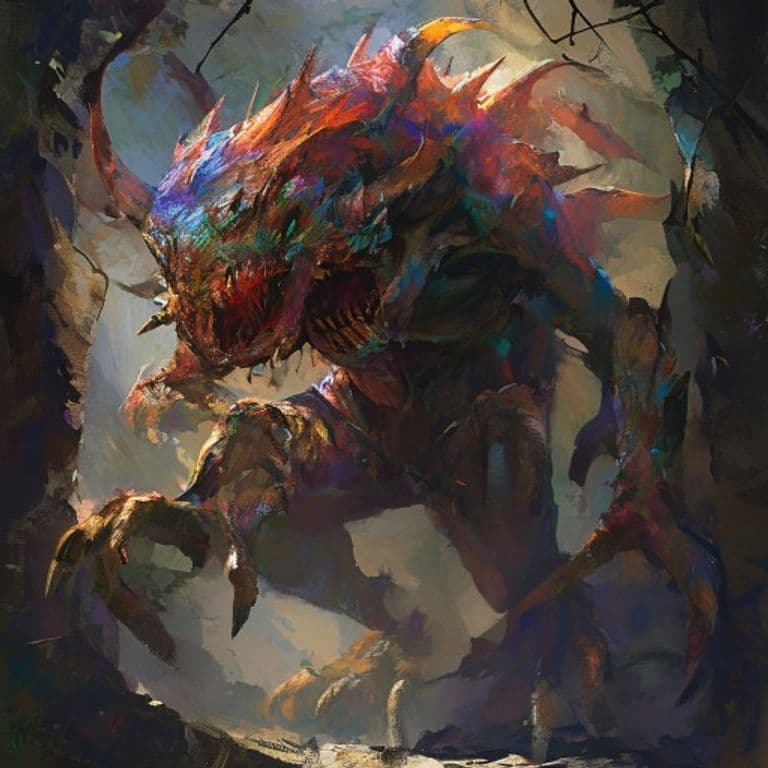 Cipactli — fantasy monster illustration