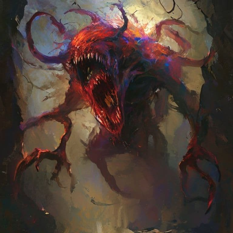 Soul Eater — fantasy monster illustration