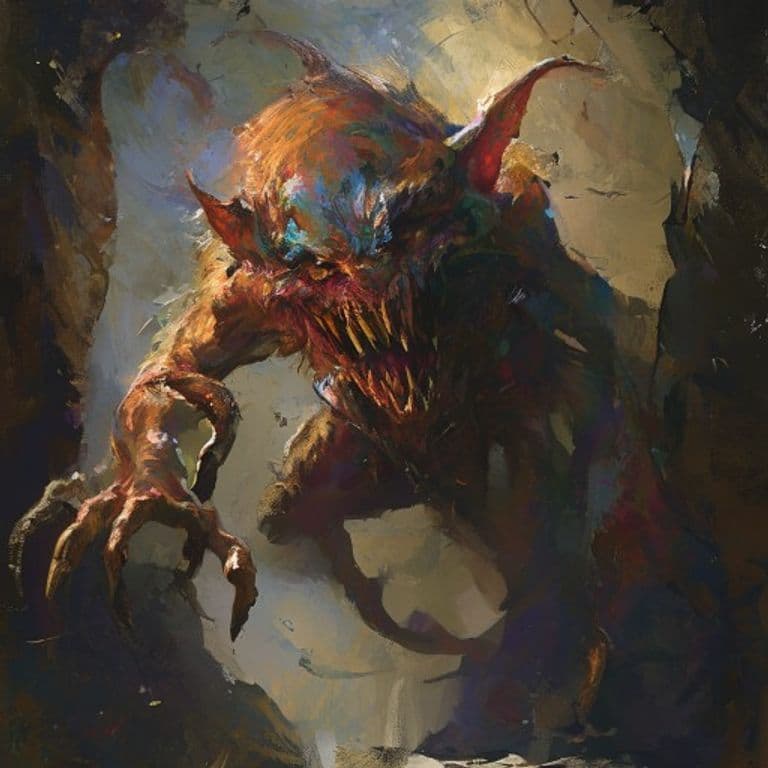 Dretch — fantasy monster illustration