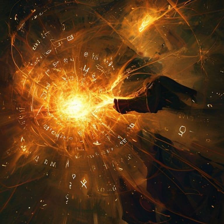 Rage of the Meek — fantasy spell effect illustration. Rage of the Meek is a 4th-level transmutation available to Artificer, Wizard.