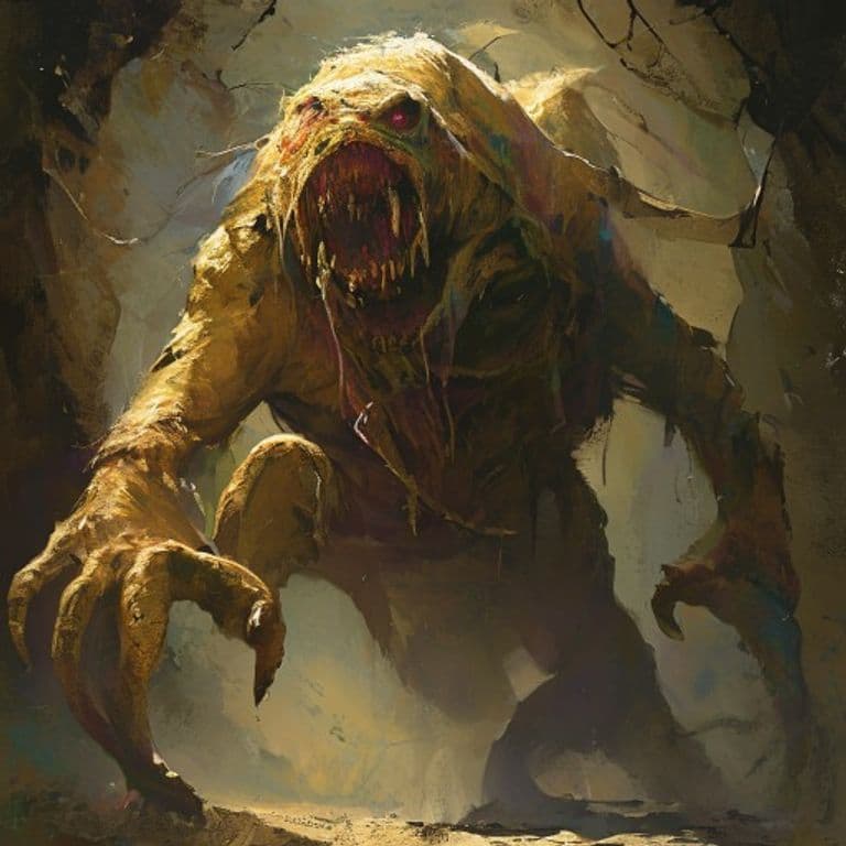 Sand Hag — fantasy monster illustration