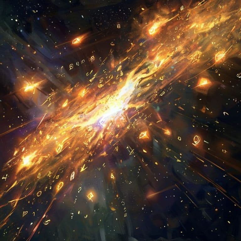 Meteor Swarm — fantasy spell effect illustration