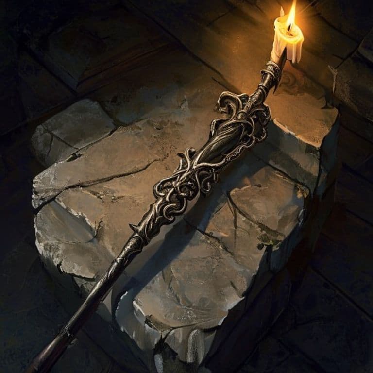 Stick Awl — fantasy item illustration