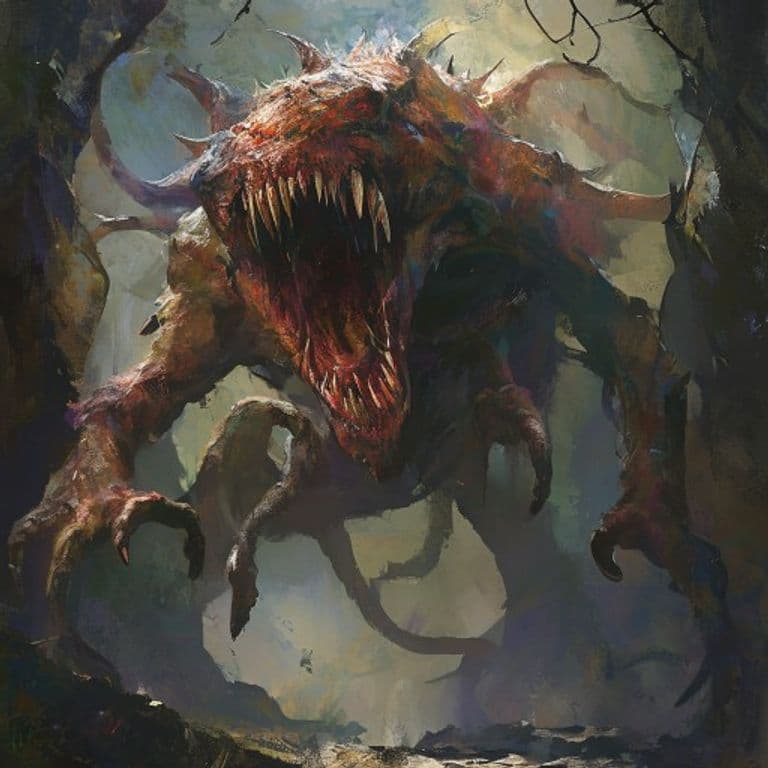 Krake Spawn — fantasy monster illustration