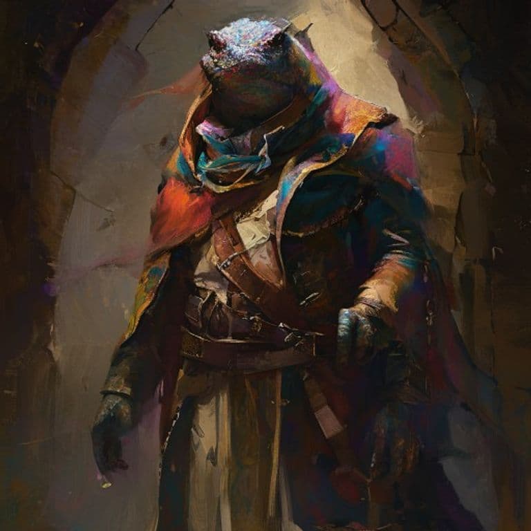 Spymaster — fantasy monster illustration