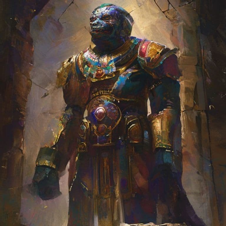Ushabti Royal Guard — fantasy monster illustration