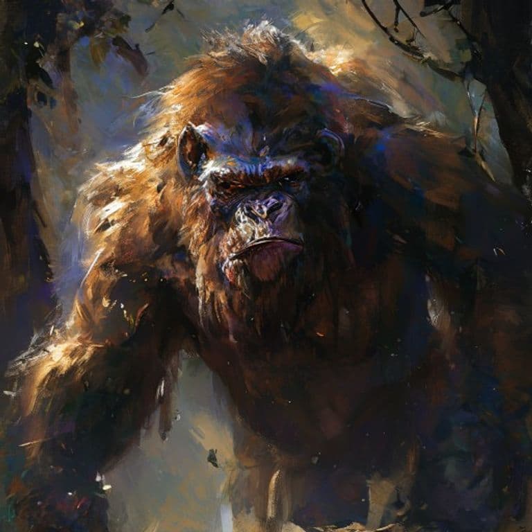 Ape — fantasy monster illustration