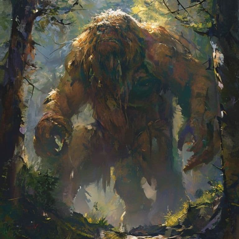 Forest Marauder — fantasy monster illustration