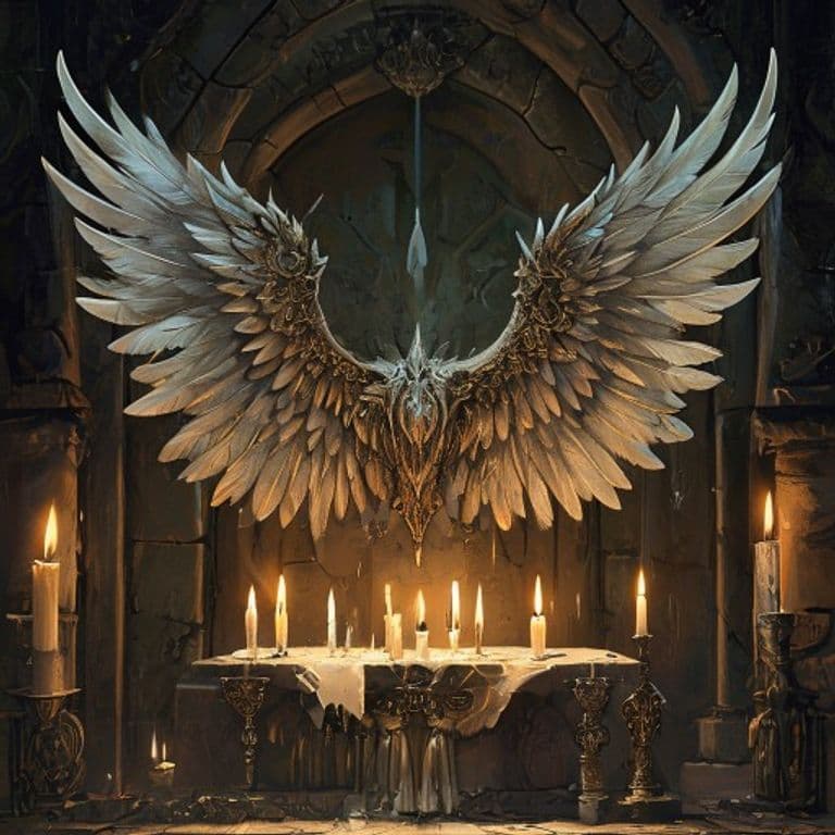 Leonino Wings — fantasy item illustration