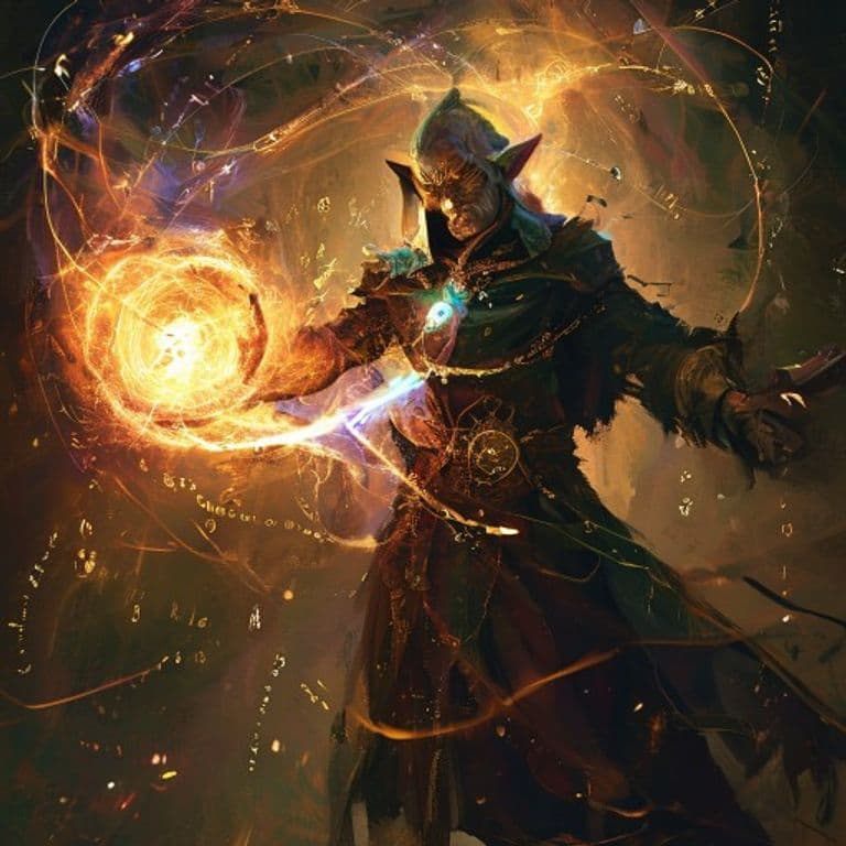 Summon Old One's Avatar — fantasy spell effect illustration. Summon Old One's Avatar is a 9th-level conjuration available to Wizard, Warlock, Sorceror, Druid, Cleric, Bard.